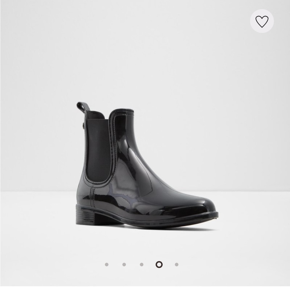 Aldo Womens Rain Boots,Ankle Height, Size 8.5, Lightly Worn, Perfect for Spring